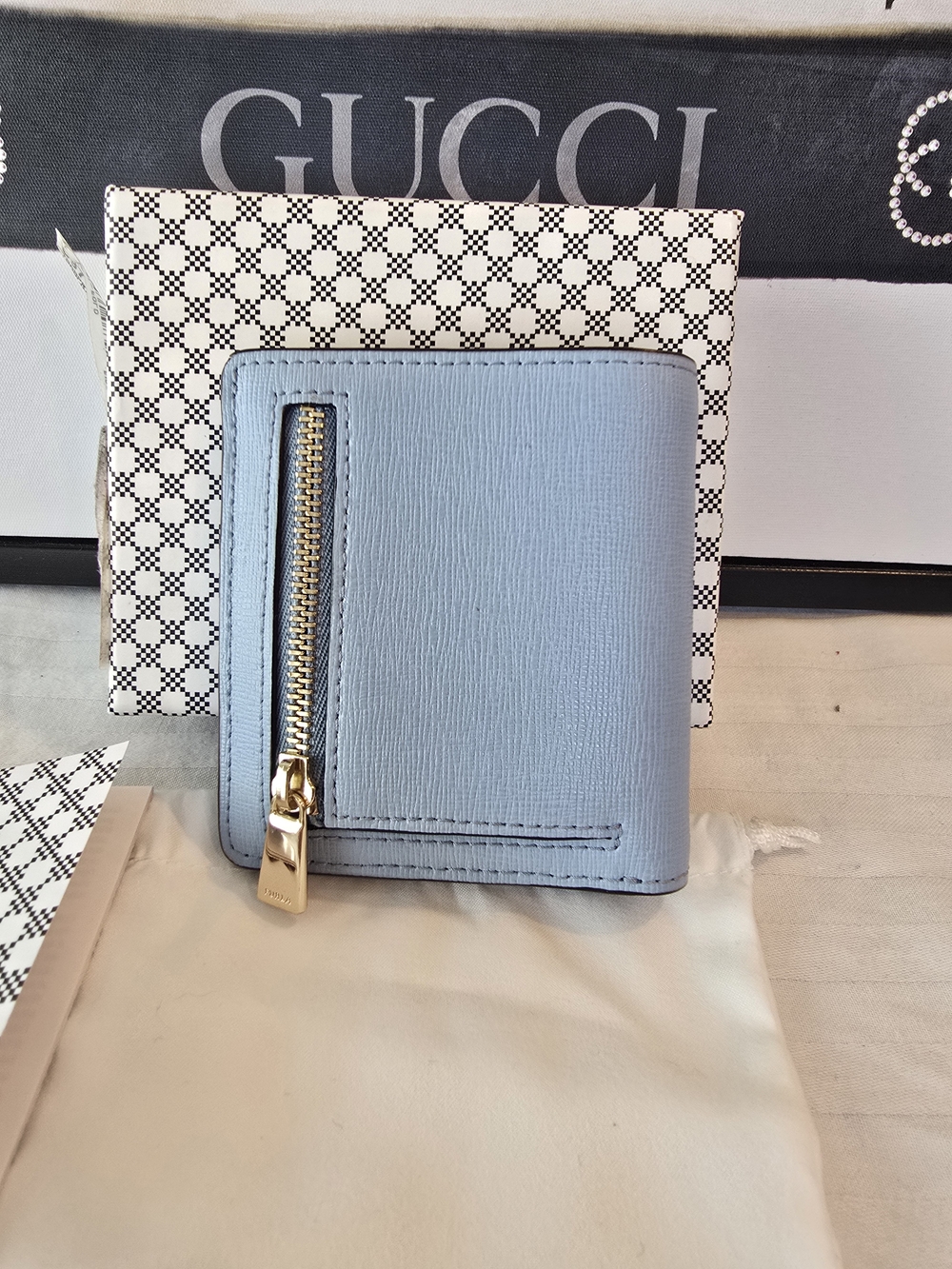 Furla Bifold Blue Wallet Nwt Full Inclusion - Picture 4 of 9